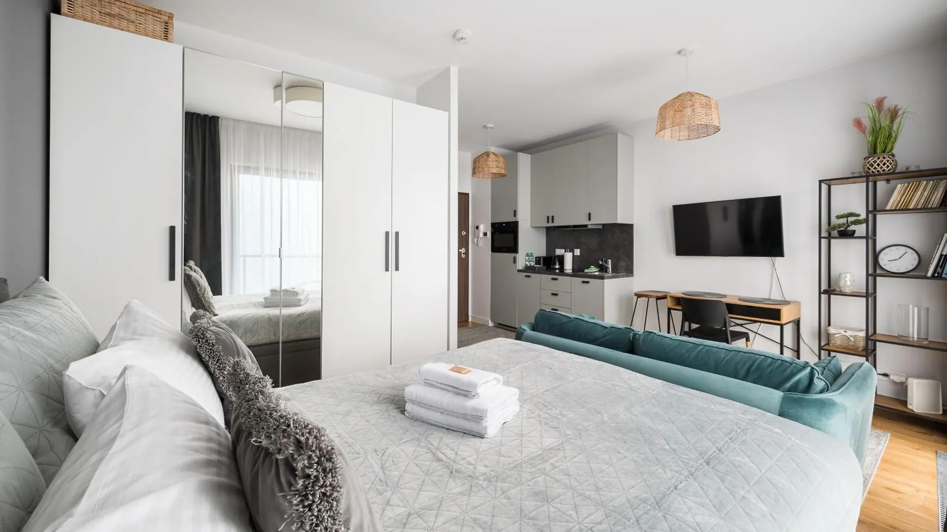 Appartement Wola Pawia Comfort Studio Warschau